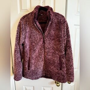 Katydid Maroon Teddy Jacket